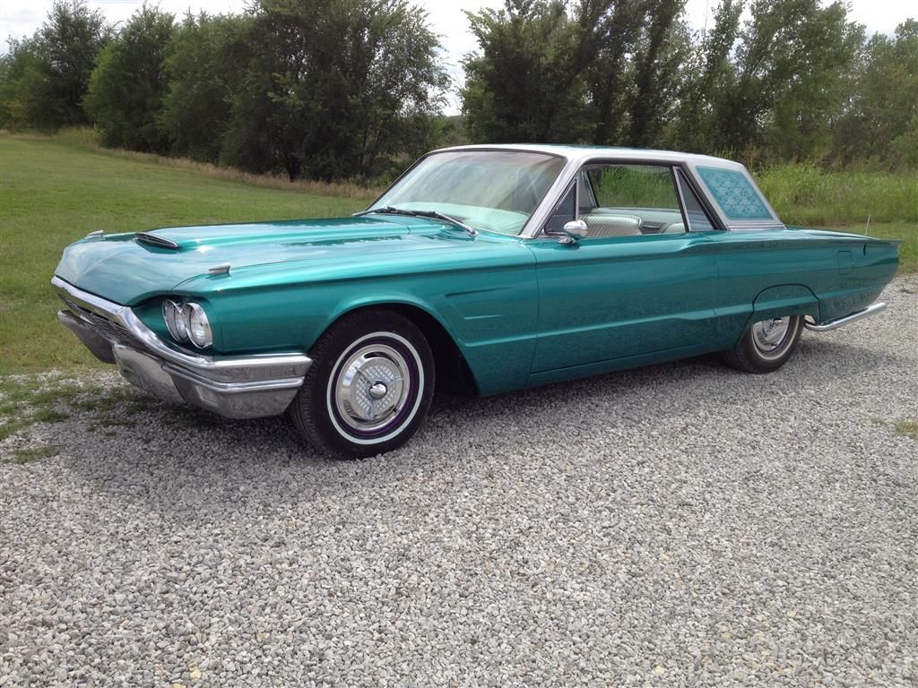 1965 Turquoise Ford Thunderbird Coupe