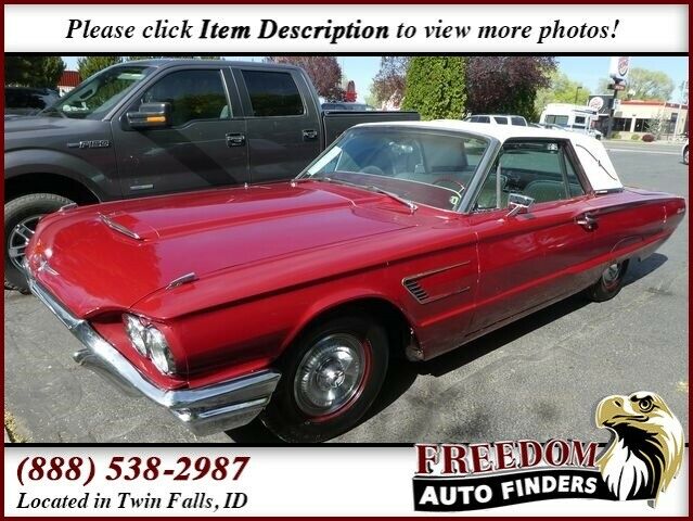 1965 Burgundy Ford Thunderbird --