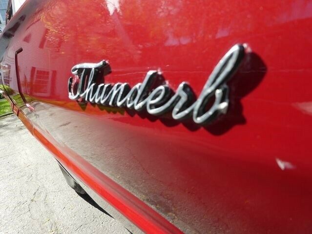 1965 Burgundy Ford Thunderbird --