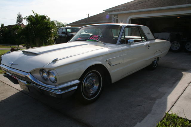 1965 White Ford Thunderbird