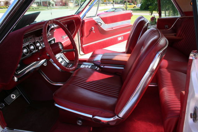 1965 White Ford Thunderbird