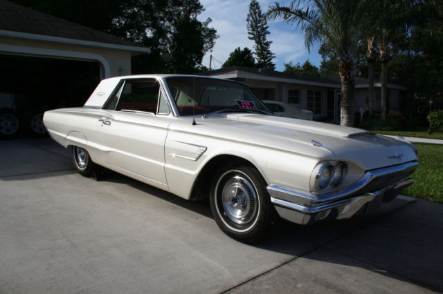 1965 White Ford Thunderbird