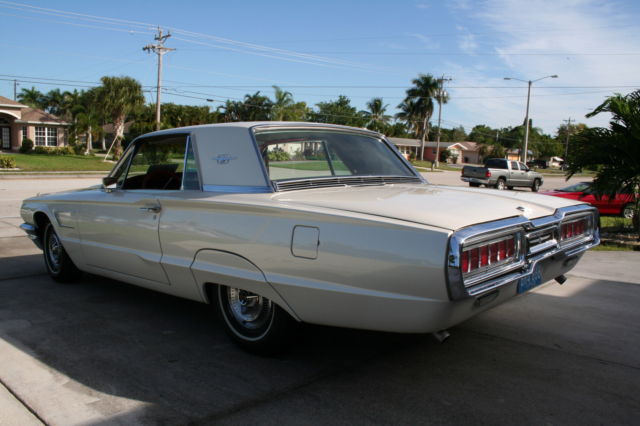 1965 White Ford Thunderbird