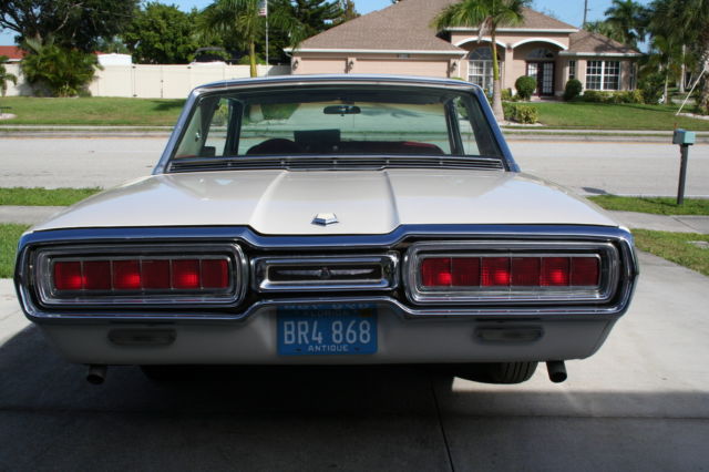 1965 White Ford Thunderbird