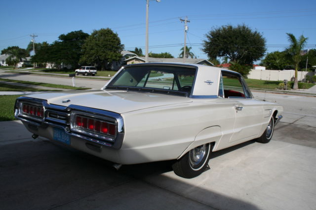 1965 White Ford Thunderbird