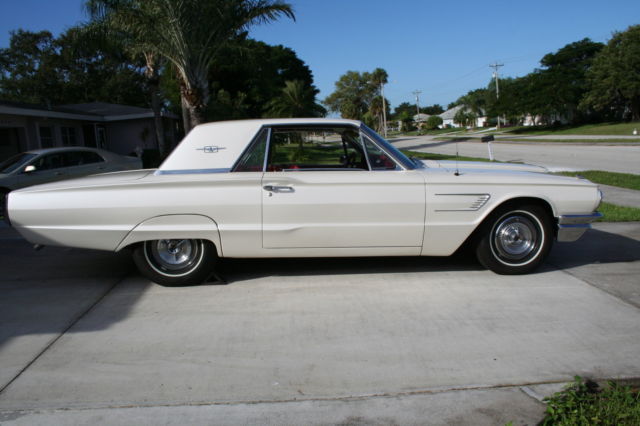 1965 White Ford Thunderbird