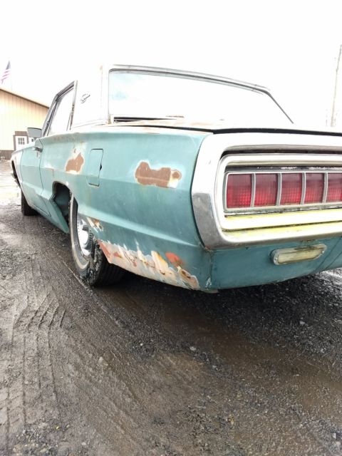 1965 Green Ford Thunderbird Coupe