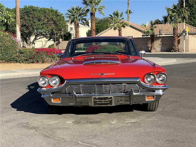 1965 Red Ford Thunderbird coupe