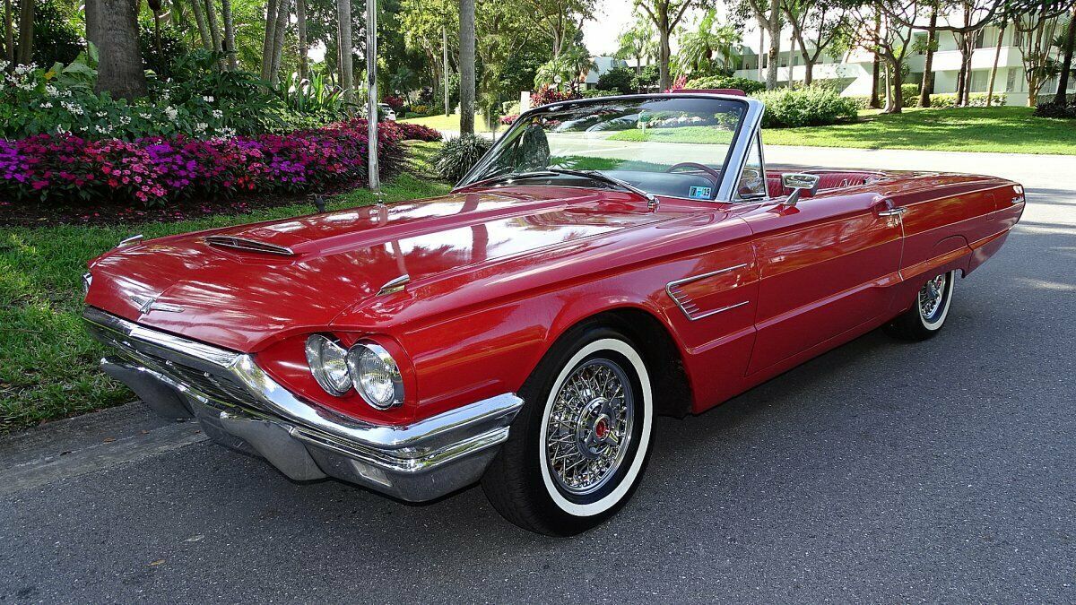 1965 FORD THUNDERBIRD RETRACTABLE SOFT TOP CONVERTIBLE RUNS GREAT LOOKS ...