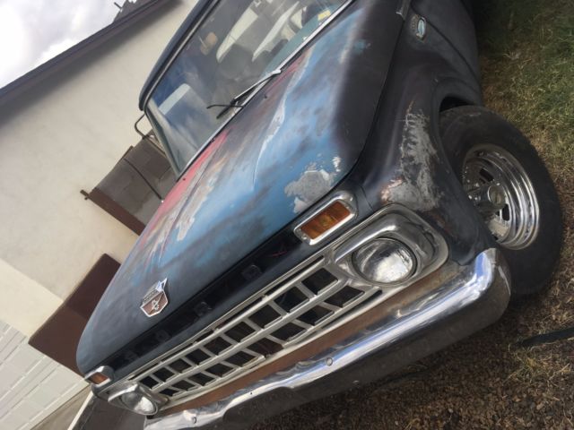 1965 Black Ford F-100 single cab