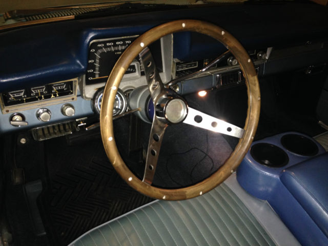 1965 Blue Plymouth Fury Coupe