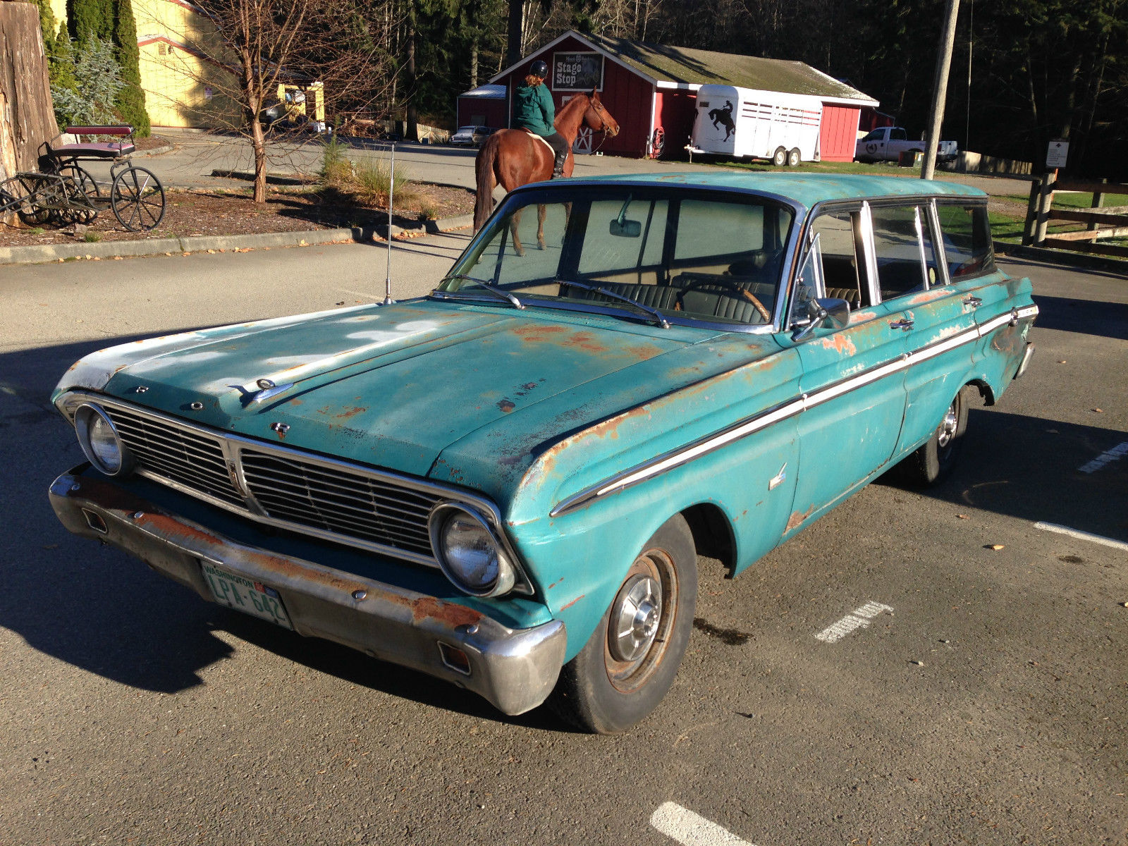1965 Blue Ford Falcon Wagon