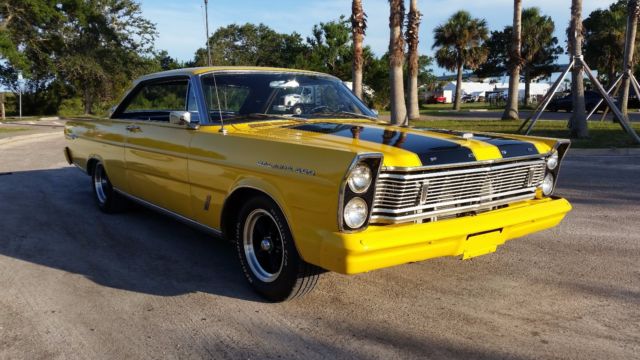 1965 Yellow Ford Galaxie Hardtop