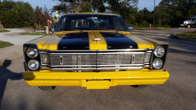 1965 Yellow Ford Galaxie Hardtop