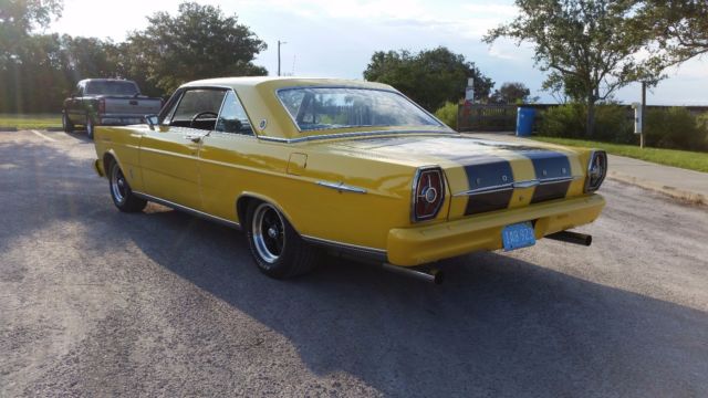 1965 Yellow Ford Galaxie Hardtop