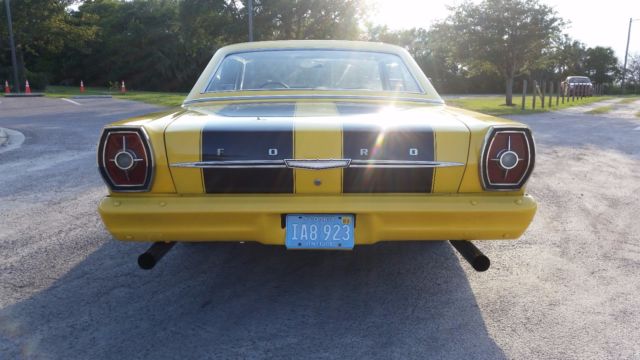 1965 Yellow Ford Galaxie Hardtop