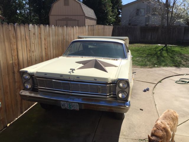 1965 Burgundy Ford Galaxie Coupe