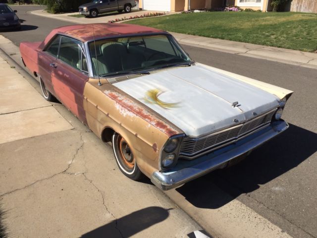 1965 Burgundy Ford Galaxie Coupe