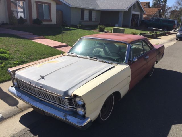 1965 Burgundy Ford Galaxie Coupe