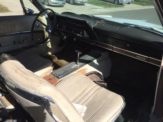 1965 Burgundy Ford Galaxie Coupe