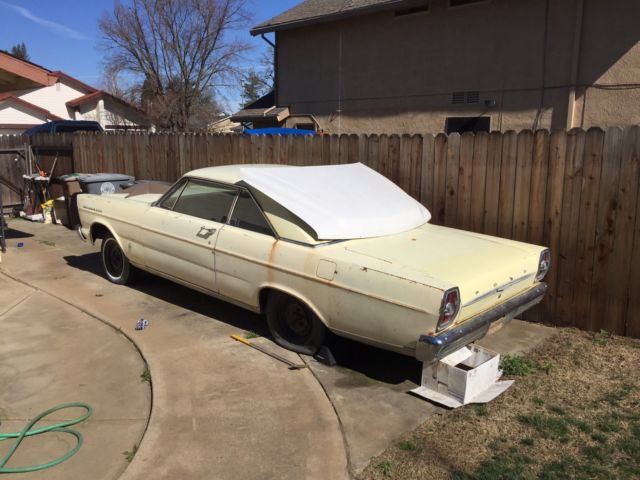 1965 Burgundy Ford Galaxie Coupe