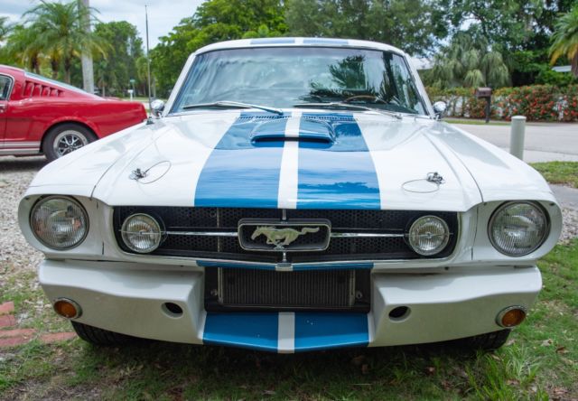 1965 White Ford Mustang Fast Back