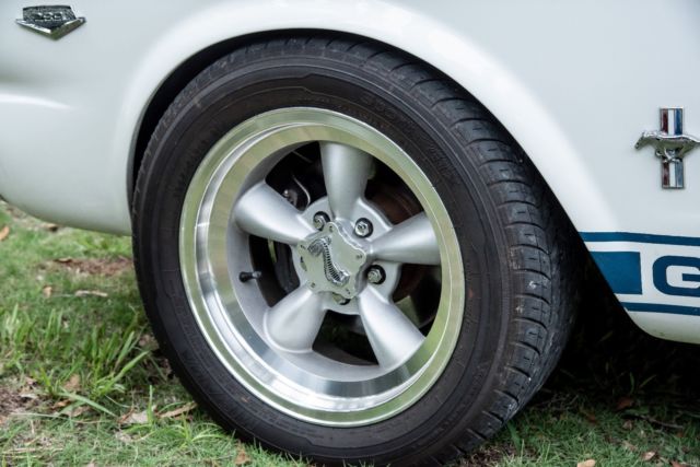 1965 White Ford Mustang Fast Back