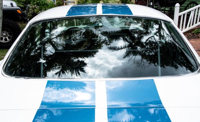 1965 White Ford Mustang Fast Back