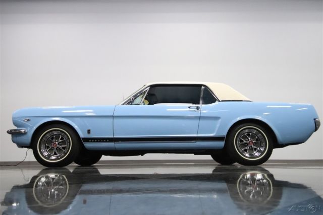 1965 Blue Ford Mustang