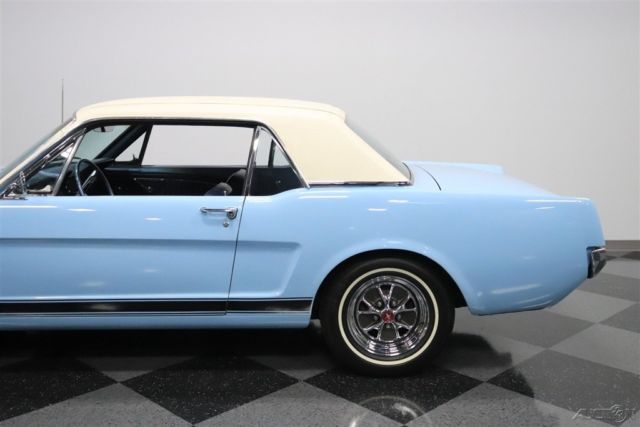 1965 Blue Ford Mustang