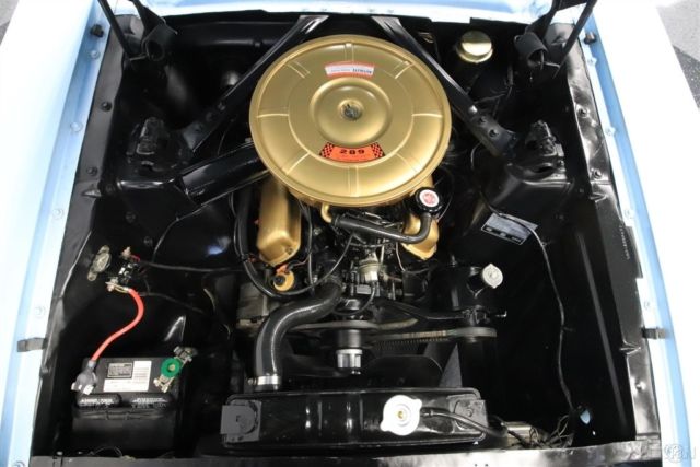 1965 Blue Ford Mustang