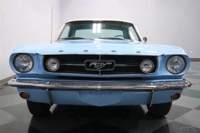 1965 Blue Ford Mustang