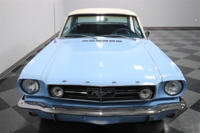 1965 Blue Ford Mustang