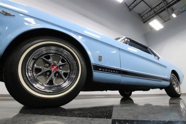 1965 Blue Ford Mustang
