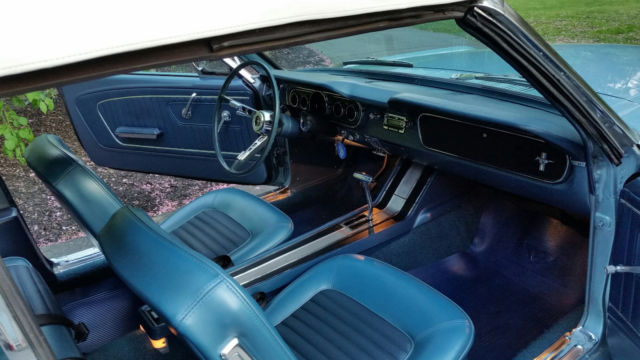 1965 Silver Blue Ford Mustang Convertible