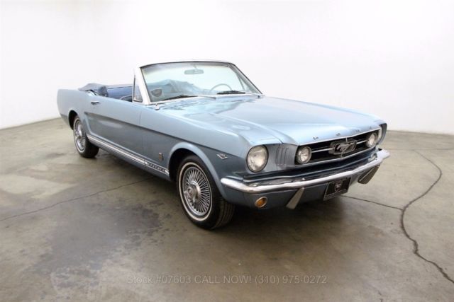 1965 Blue Ford Mustang