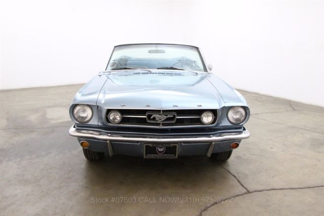 1965 Blue Ford Mustang