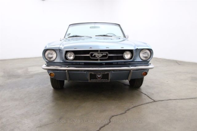 1965 Blue Ford Mustang