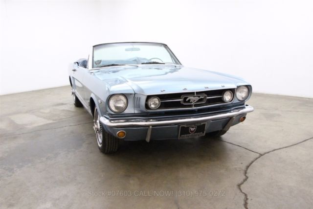 1965 Blue Ford Mustang