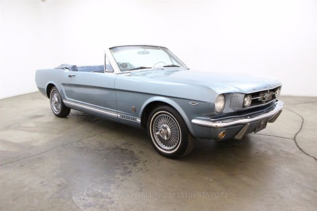 1965 Blue Ford Mustang