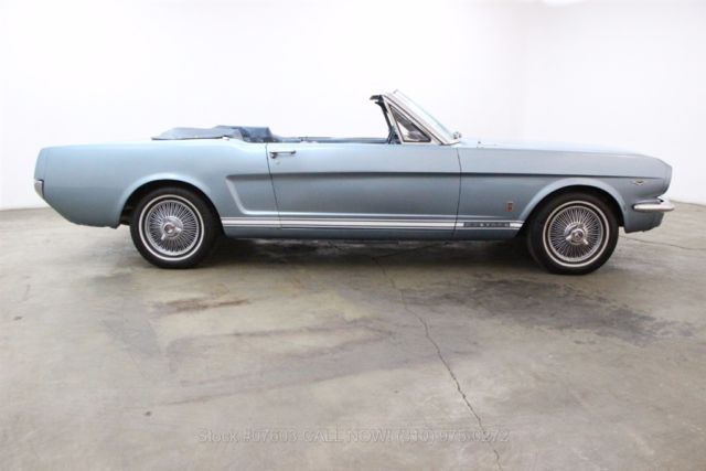 1965 Blue Ford Mustang