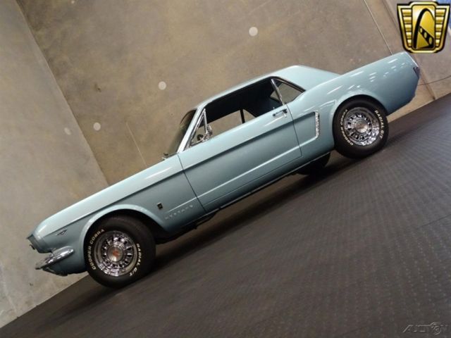 1965 Silver Ford Mustang