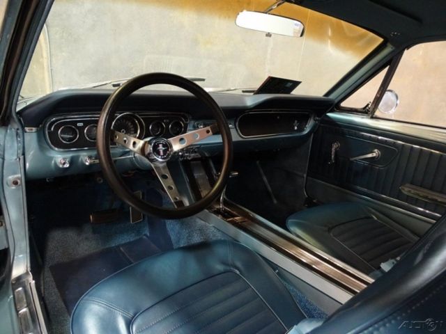 1965 Silver Ford Mustang