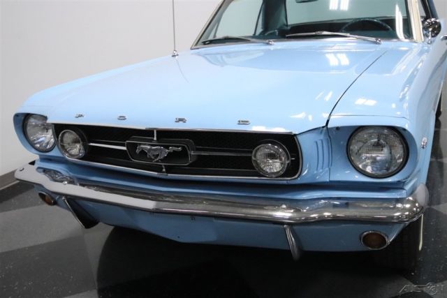 1965 Blue Ford Mustang