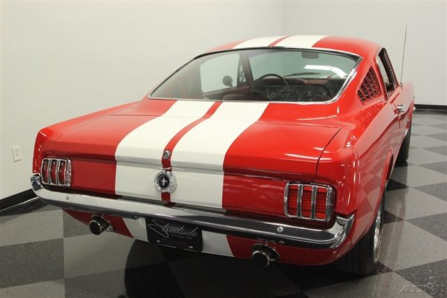 1965 Red Ford Mustang