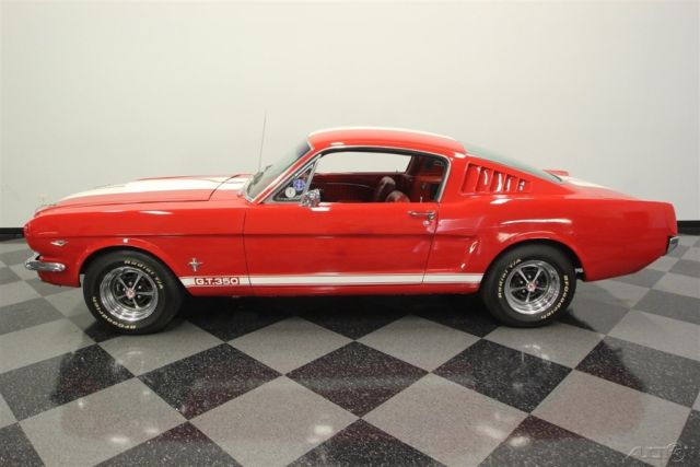 1965 Red Ford Mustang