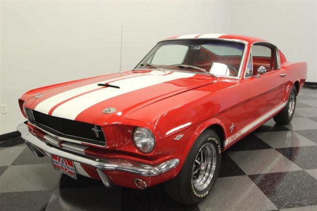 1965 Red Ford Mustang