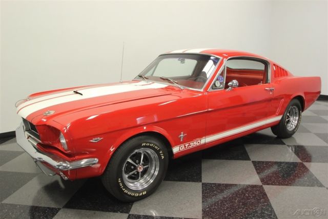 1965 Red Ford Mustang