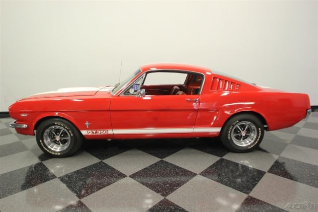 1965 Red Ford Mustang