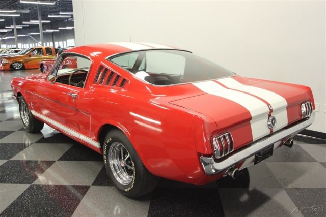 1965 Red Ford Mustang